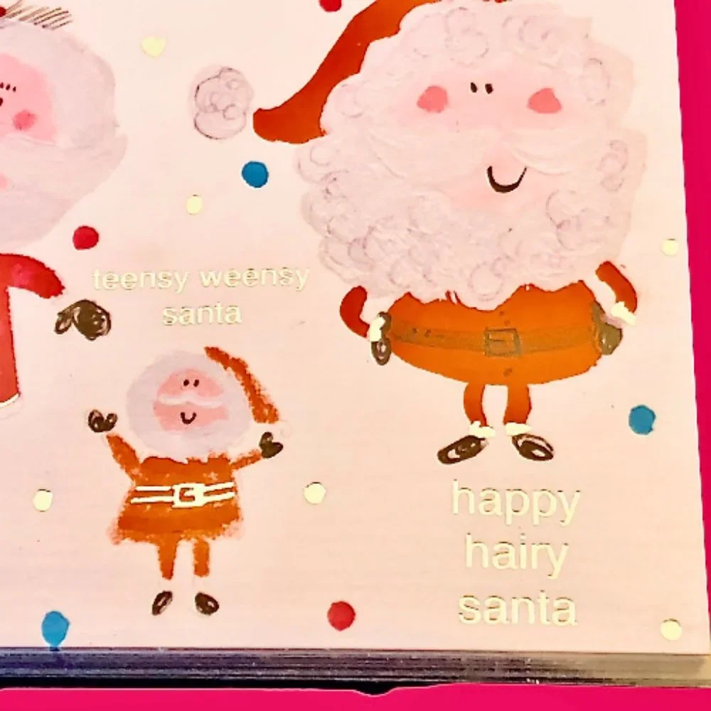 Christmas Cards Paperie SANTAS OF THE WORLD by Soul 2004 - 8 Cards + Envelopes